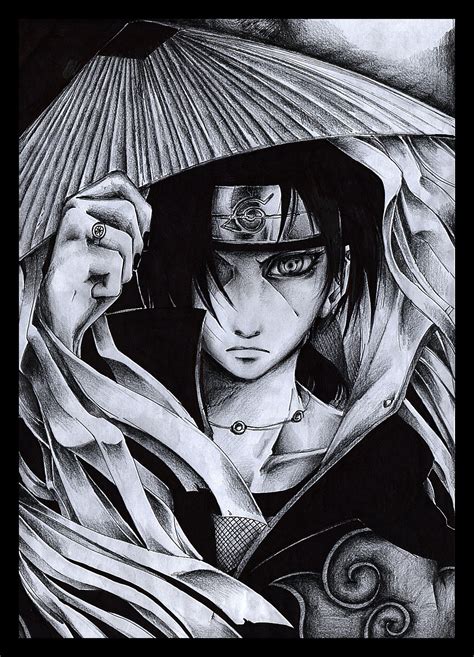 Itachi Black And White Wallpapers - Wallpaper Cave