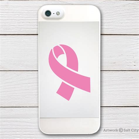 Pink Ribbon Decal - Etsy