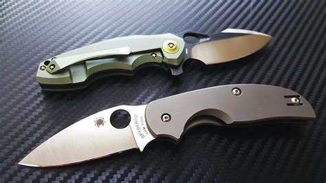 Knife Comparison - Spyderco Sage 2 vs. WE Knives 605 - YouTube