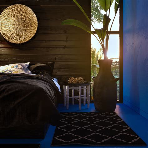 Bedroom red&blue part 1 on Behance