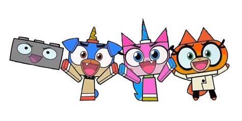 Unikitty, Puppycorn, Dr. Fox and Richard Png | Design art, Art, Image ...