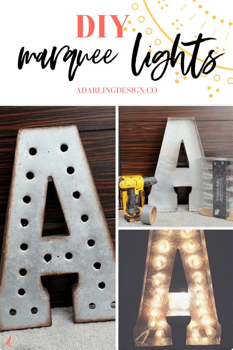 Diy Marquee Letters Template