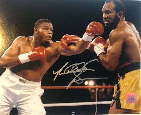 Riddick Bowe vs Evander Holyfield 8 x 10 Photo (SSG COA ...