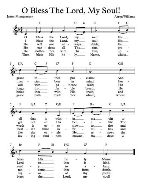 Free Lead Sheet – O Bless The Lord, My Soul – Michael Kravchuk