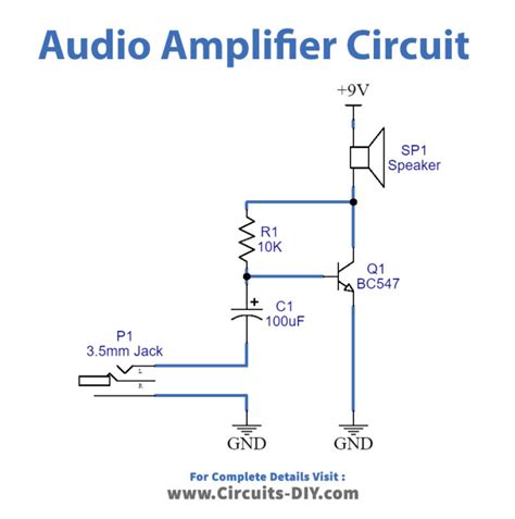 Simple Audio Amplifier Circuit Using Bc547 Circuit Diagram – NBKomputer