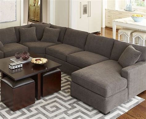 Leather And Fabric Sectional Sofas - Ideas on Foter