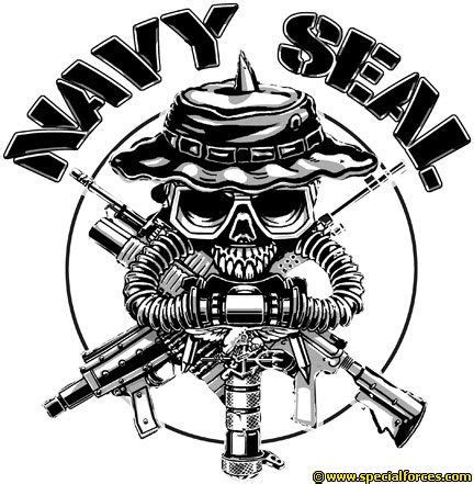 military skull drawings | US Navy SEAL Encounters the toughest training in the US Military ...