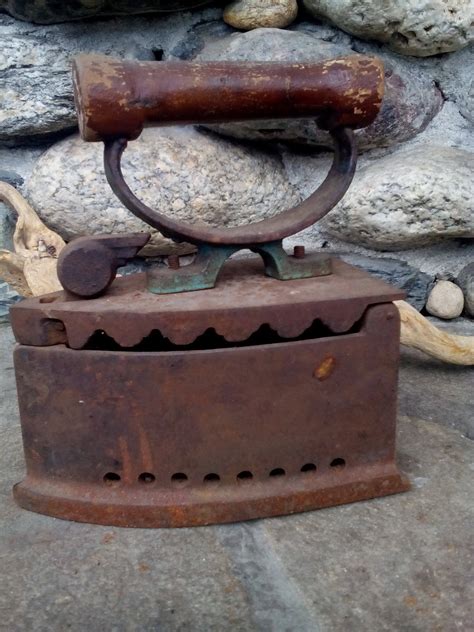 Very Old Iron Vintage Iron 1800's Very Rare Cast Iron - Etsy