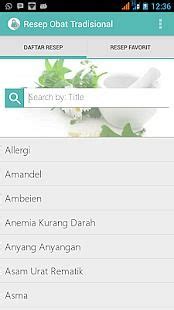 Resep Obat Tradisional pour Android-Télécharger gratuitement