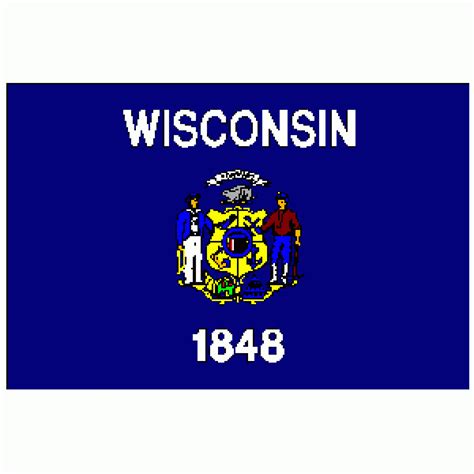 WI Flag - State of Wisconsin Flag - Ultimate Flags