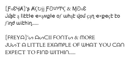 Second Life Marketplace - ASCII ORIGINAL FONTS