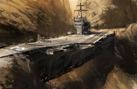 RAGE - Aircraft carrier concept 2, sparth - nicolas bouvier on ...