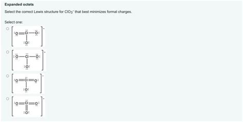 Solved Choose the best Lewis structure for chlorous acid | Chegg.com