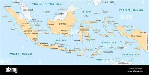 Indonesia Map Stock Photos & Indonesia Map Stock Images - Alamy