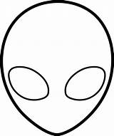 Scary Alien Face Coloring Pages sketch template