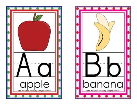 Classroom Alphabet Display | Alphabet display, Alphabet flash cards ...