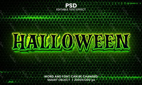 Halloween Text Effect | Photoshop PREMIUM PSD File