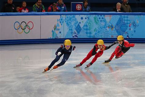 Winter Olympic Games: Speed Skating - WorldAtlas.com