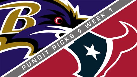 Ravens Unanimously Picked to Beat Texans in Opener | Pundit Picks 9/8