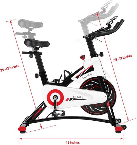 Comfortable Seat Cushion & Heavy Flywheel CHAOKE Indoor Cycling Bike Stationary 2020 Upgraded ...