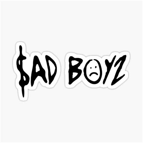 "junior h merch sad boyz" Sticker for Sale by mechova-jehla | Redbubble