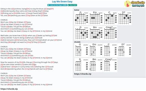 Chord: Lay Me Down Easy - tab, song lyric, sheet, guitar, ukulele | chords.vip