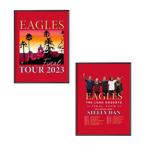 Eagles Music Band Poster Set, The Final Tour 2023 Poster Set sold by ...