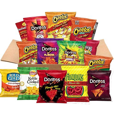 Amazon.com : Ultimate Snacks Care Package, Hot & Spicy Variety of Chips ...