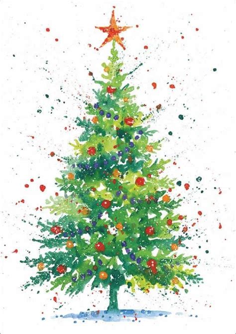 View source image | Christmas card art, Watercolor christmas cards ...