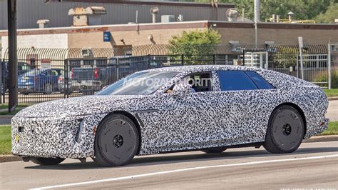 2025 Cadillac Celestiq spy shots and video: Flagship EV takes to the road