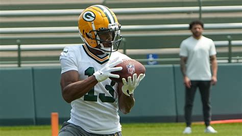 Packers’ Triple-Threat Dontayvion Wicks Catches, Blocks, Throws - Sports Illustrated Green Bay ...