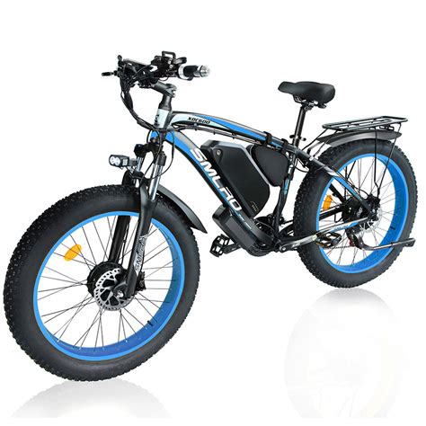 SMLRO Fat Tire Electric Bike 2000w Ebikes for Adults 48V 22.4AH Dual Motor 35MPH | eBay