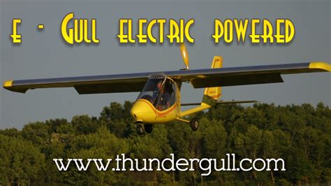 e Gull electric ultralight aircraft, 40 HP for less $ than a comparably powered gas engine ...