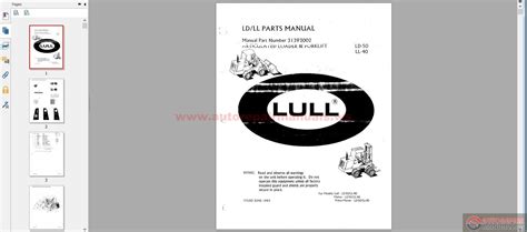 Prime Mover LD50,LL40 #31393002 Parts Book | Auto Repair Manual Forum - Heavy Equipment Forums ...