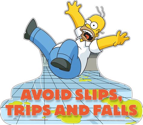 The Simpsons™ Floor-Grafix™: Avoid Slips, Trips, and Falls (MFS403)