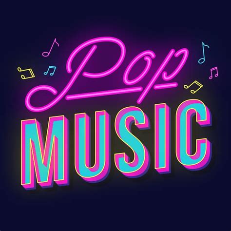 Premium Vector | Pop music vintage 3d vector lettering. retro bold font ...