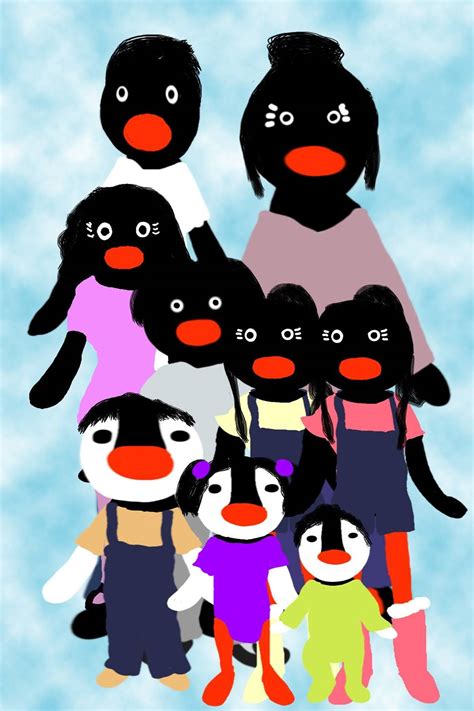 Pingu and Pingi's family by ahaq780 on DeviantArt