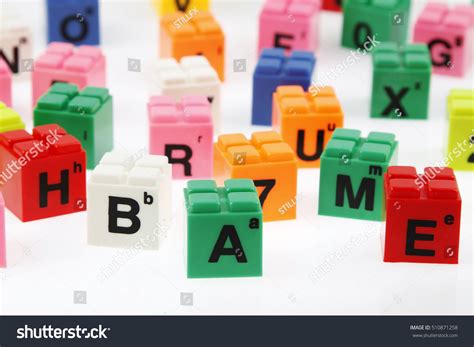 Closeup Alphabet Learning Blocks Stock Photo 510871258 | Shutterstock