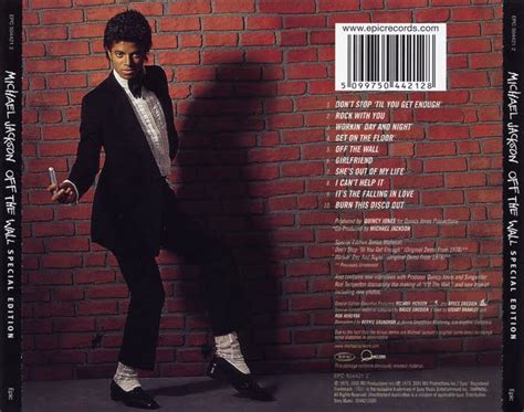 Encartes Pop: Encarte: Michael Jackson - Off The Wall (Special Edition)