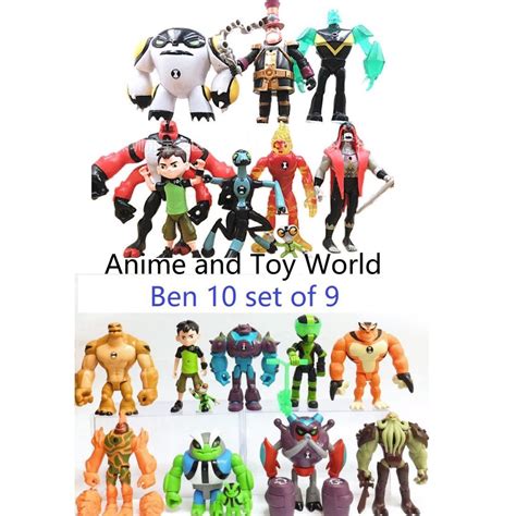 Ben 10 Set Of 8/9 Collectible Action Figure | Shopee Philippines