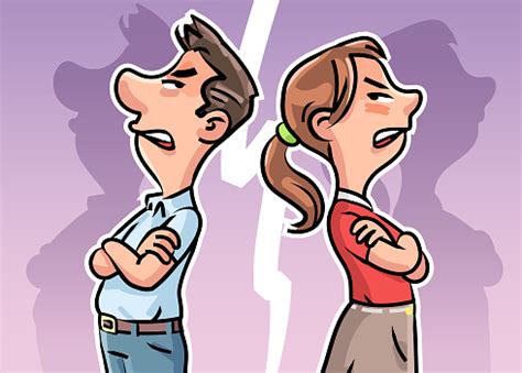 Young Couple Arguing Stock Illustration - Download Image Now - iStock