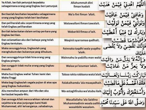 Islamic stuff: Meaning of Doa Qunut