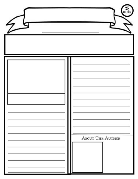 Blank Newspaper Template For Kids Printable | Newspaper Within News ...