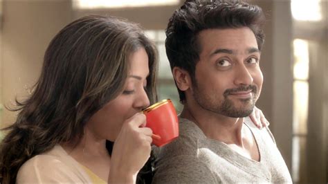 Actor Surya And Jyothika Coffee Add Images In HD - Actor Surya Masss Movie First look Trailers ...