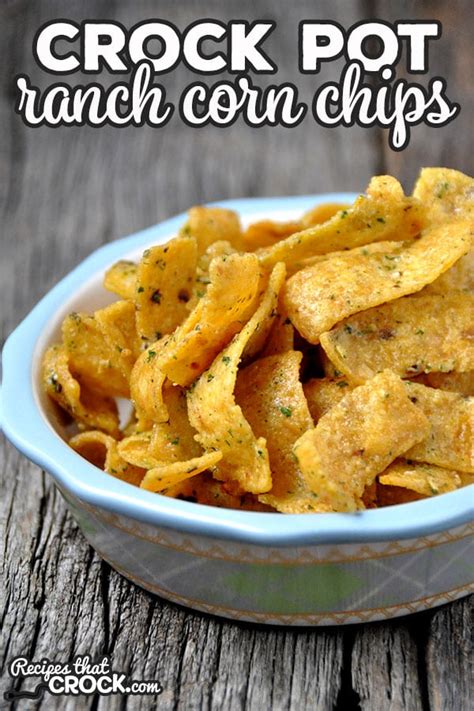 Crock Pot Ranch Corn Chips - Recipes That Crock!