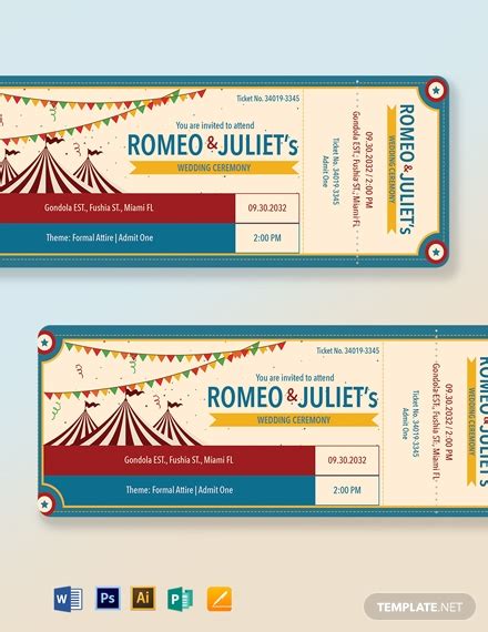 12+ Sample Carnival Tickets in Illustrator | InDesign | MS Word | Pages | Photoshop | Publisher