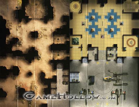 Star Wars Miniatures Maps Tiles Missions Map - Rancor Pit & Jedi Temple