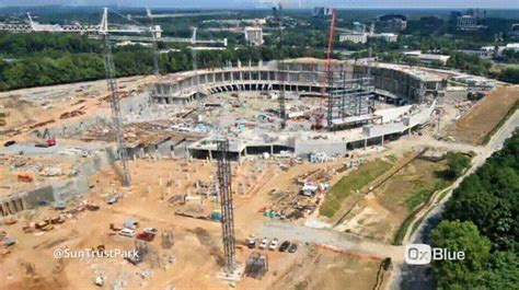 [Timelapse] Construction of the Atlanta Braves New Stadium in 60 ...