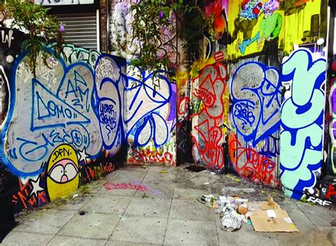 Graffiti in an alleyway in London. Image included with kind permission... | Download Scientific ...