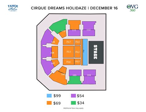 Seating Charts | Tahoe Blue Event Center